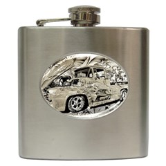 Old Ford Pick Up Truck  Hip Flask (6 Oz) by MichaelMoriartyPhotography