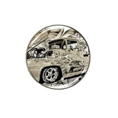 Old Ford Pick Up Truck  Hat Clip Ball Marker (4 Pack) by MichaelMoriartyPhotography