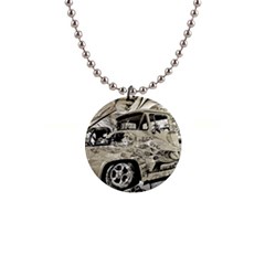 Old Ford Pick Up Truck  Button Necklaces by MichaelMoriartyPhotography