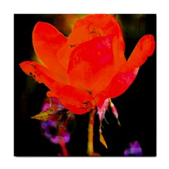 Red Beauty Tile Coasters by MichaelMoriartyPhotography