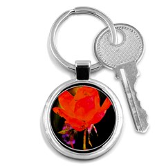 Red Beauty Key Chains (Round) 