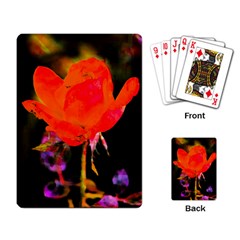 Red Beauty Playing Card