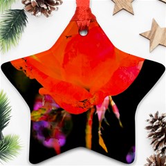 Red Beauty Star Ornament (two Sides) 