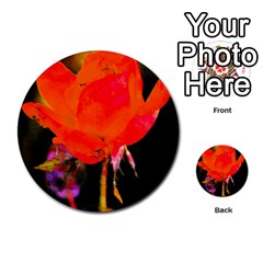 Red Beauty Multi-purpose Cards (round) 