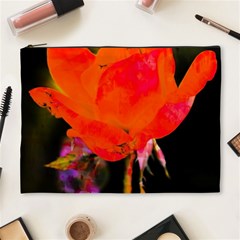 Red Beauty Cosmetic Bag (xl) by MichaelMoriartyPhotography