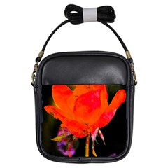 Red Beauty Girls Sling Bags