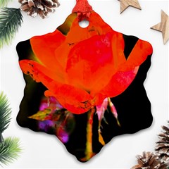 Red Beauty Ornament (snowflake) 