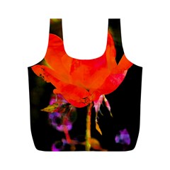 Red Beauty Full Print Recycle Bags (m)  by MichaelMoriartyPhotography