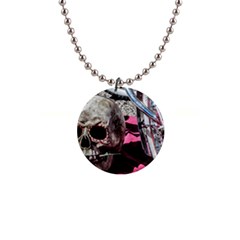 Skull And Bike Button Necklaces by MichaelMoriartyPhotography