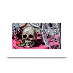 Skull And Bike Plate Mats by MichaelMoriartyPhotography