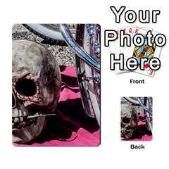 Skull And Bike Multi-purpose Cards (rectangle) 