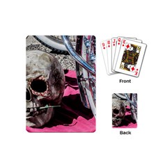 Skull And Bike Playing Cards (mini) 