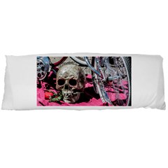 Skull And Bike Body Pillow Case Dakimakura (two Sides) by MichaelMoriartyPhotography