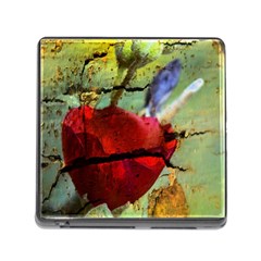 Rusty Globe Mallow Flower Memory Card Reader (square) by MichaelMoriartyPhotography