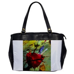 Rusty Globe Mallow Flower Office Handbags by MichaelMoriartyPhotography