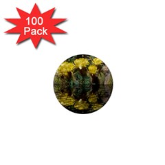 Cactus Flowers With Reflection Pool 1  Mini Magnets (100 Pack) 