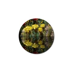 Cactus Flowers With Reflection Pool Golf Ball Marker (4 Pack) by MichaelMoriartyPhotography