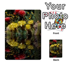 Cactus Flowers With Reflection Pool Multi-purpose Cards (rectangle)  by MichaelMoriartyPhotography