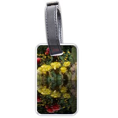 Cactus Flowers With Reflection Pool Luggage Tags (one Side) 