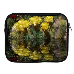 Cactus Flowers With Reflection Pool Apple Ipad 2/3/4 Zipper Cases by MichaelMoriartyPhotography