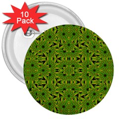 Geometric African Print 3  Buttons (10 Pack)  by dflcprints