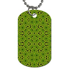 Geometric African Print Dog Tag (two Sides) by dflcprints