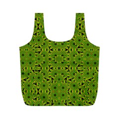 Geometric African Print Full Print Recycle Bags (m)  by dflcprints