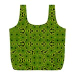 Geometric African Print Full Print Recycle Bags (L)  Front