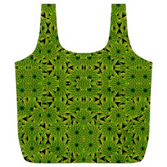 Geometric African Print Full Print Recycle Bags (l)  by dflcprints