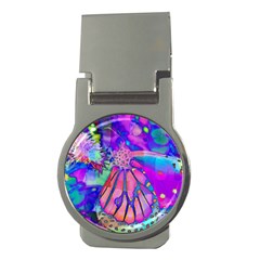 Psychedelic Butterfly Money Clips (Round) 