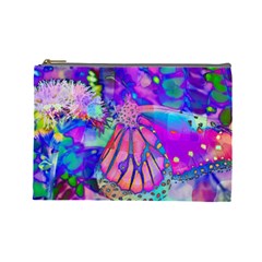 Psychedelic Butterfly Cosmetic Bag (Large) 