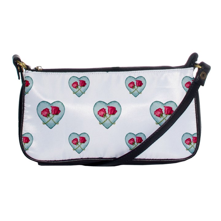 Love Ornate Motif Print Shoulder Clutch Bags