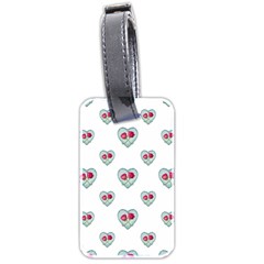 Love Ornate Motif Print Luggage Tags (two Sides) by dflcprints