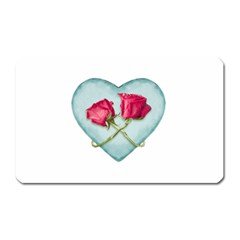 Love Ornate Motif  Magnet (rectangular) by dflcprints