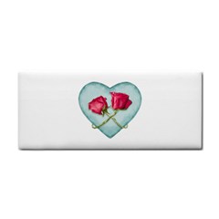 Love Ornate Motif  Hand Towel by dflcprints