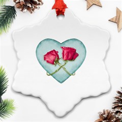 Love Ornate Motif  Ornament (snowflake)  by dflcprints