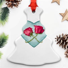 Love Ornate Motif  Christmas Tree Ornament (2 Sides) by dflcprints