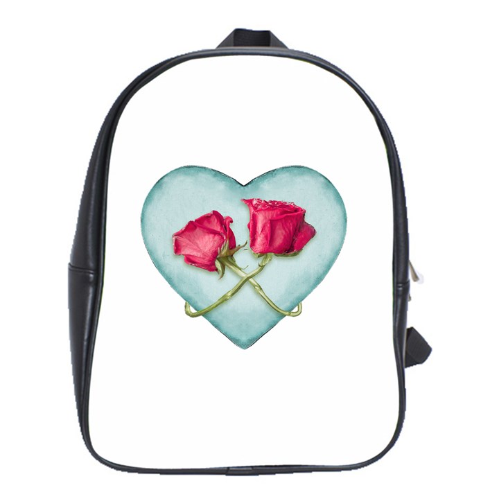 Love Ornate Motif  School Bags (XL) 