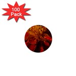 Marigold on Black 1  Mini Buttons (100 pack)  Front