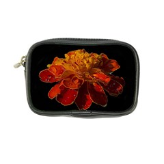 Marigold On Black Coin Purse by MichaelMoriartyPhotography