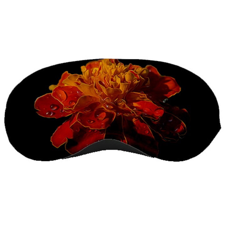 Marigold on Black Sleeping Masks