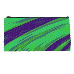 Swish Green Blue Pencil Cases by BrightVibesDesign