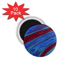 Swish Blue Red Abstract 1 75  Magnets (10 Pack)  by BrightVibesDesign