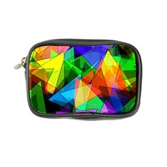 Colorful Triangles                                                                  	coin Purse by LalyLauraFLM