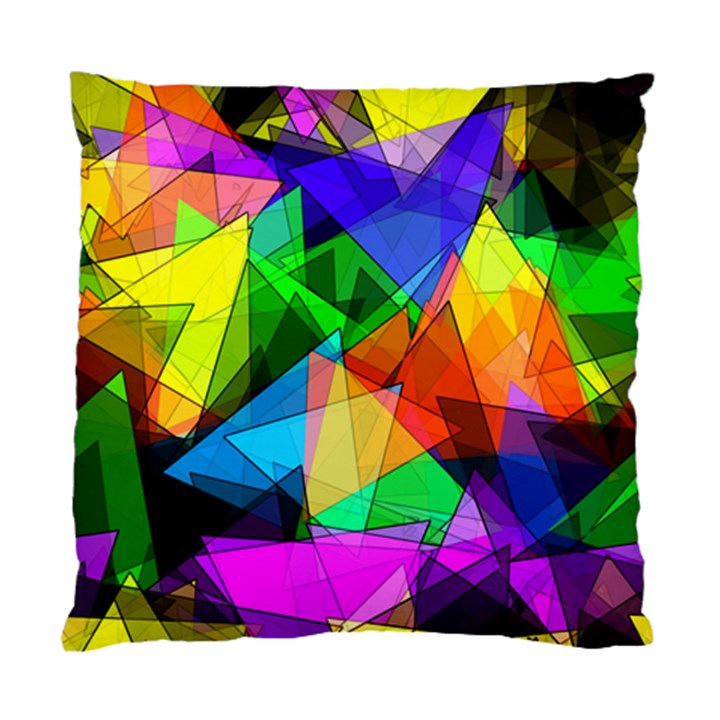 Colorful triangles                                                                  	Standard Cushion Case (Two Sides)