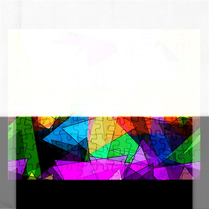 Colorful triangles                                                                  			Jigsaw Puzzle (Rectangular)