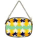 Puzzle pieces                                                                     	Chain Purse (Two Sides) Front