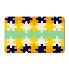 Puzzle Pieces                                                                     			magnet (rectangular) by LalyLauraFLM