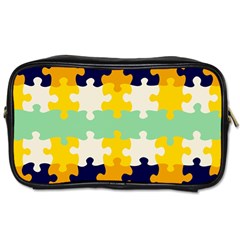 Puzzle Pieces                                                                     			toiletries Bag (one Side) by LalyLauraFLM