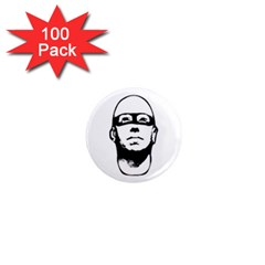 Baldhead Hero Comic Illustration 1  Mini Magnets (100 Pack)  by dflcprints